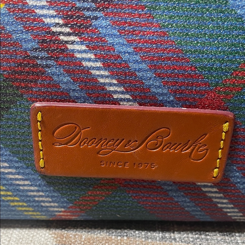 Dooney & Bourke Multicolor Plaid Satchel - Picture 15 of 17
